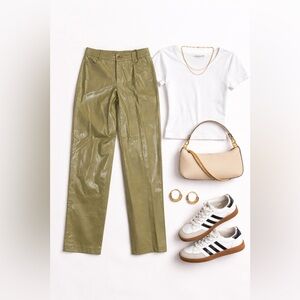 Noisy May Faux Leather Pants